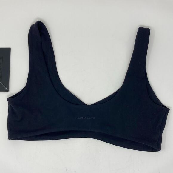 Alphalete Women's Black Aura Contour Sculpt Bra Size XL - Picture 11 of 12